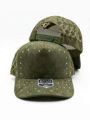 Dallas Hat Co 804 Rhinestone 5 Panel Mesh Trucker Premium Hat