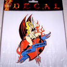 MISS FORTUNE DECALS / STICKER  (Sold by the dozen) CLOSEOUT NOW ONLY 25 CENTS EA