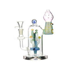 8" Mushroom Land Water Pipe with 14mm Male Bowl