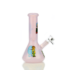 8" Slime Tube Beaker with 14mm Male Bowl
