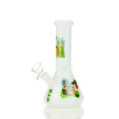 8" Slime Tube Beaker with 14mm Male Bowl