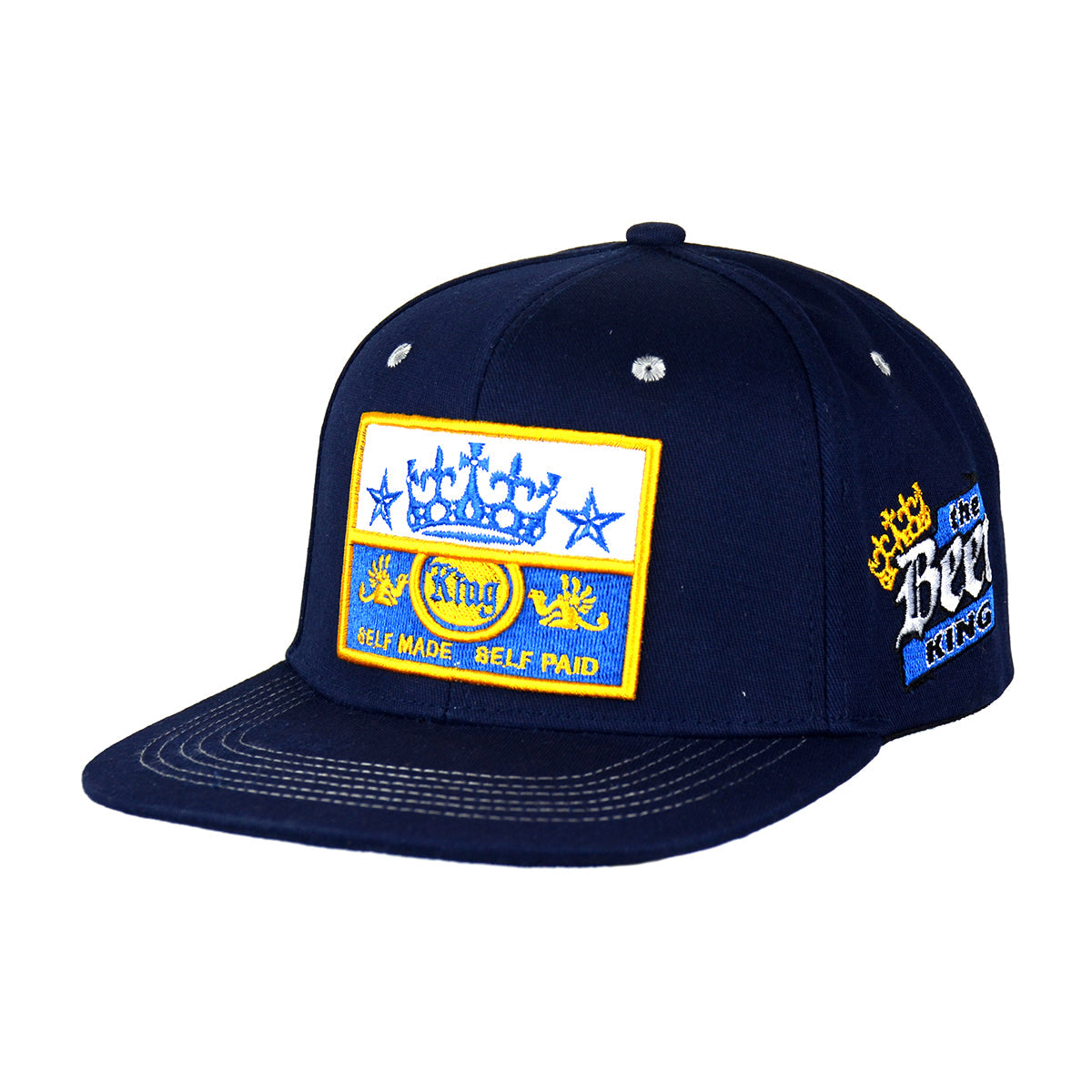 Snapback "The Beer King" Hat Embroidered