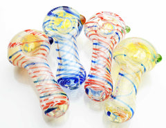 2.5" Hand Pipe Color Twisting Art Spoon