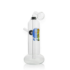 9” Oil Burner Clear Glass with Sticker