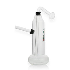 9” Oil Burner Clear Glass with Sticker