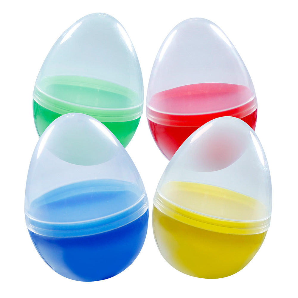 Empty Plastic Easter Eggs - Capsules 3.25" (72 PACK)