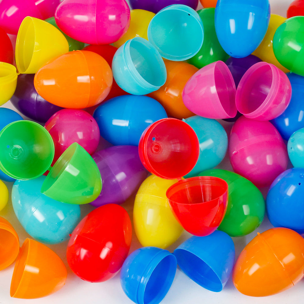 Empty Plastic Easter Eggs - Economy 2.25" (1000 PACK)