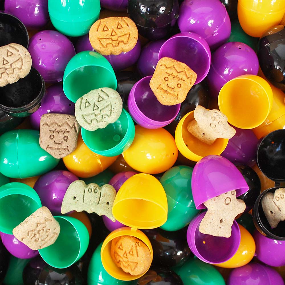 Dog Treat Filled Halloween Eggs 2-1/3" (200 PACK)