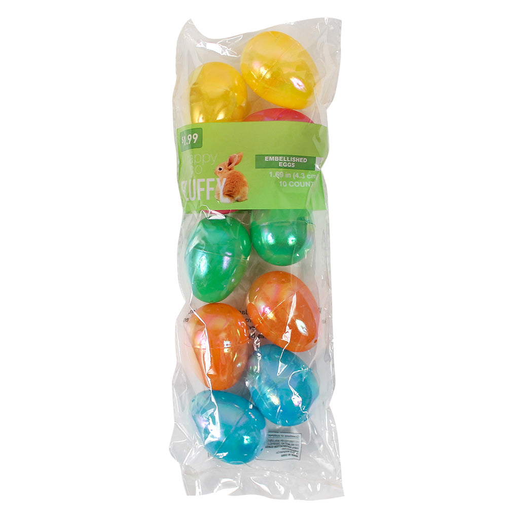 Closeout Easter Eggs Iridescent 2.25" (10 PACK)
