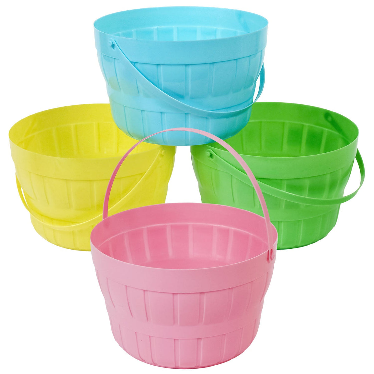 Plastic Easter Basket Assorted 8" (EACH)