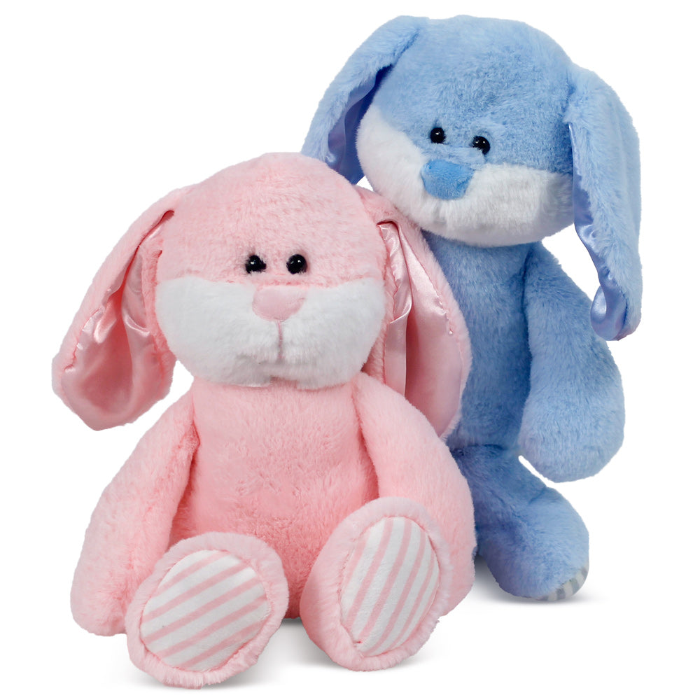 Plush Rattles Bunny Assorted 10" (EACH)