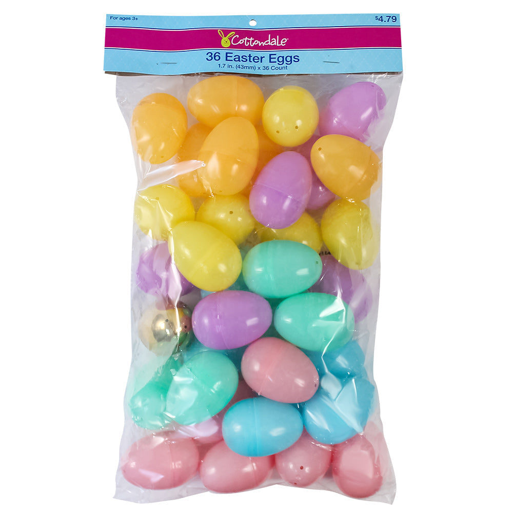 Closeout Pastel Easter Eggs 2.25" (36 PACK)