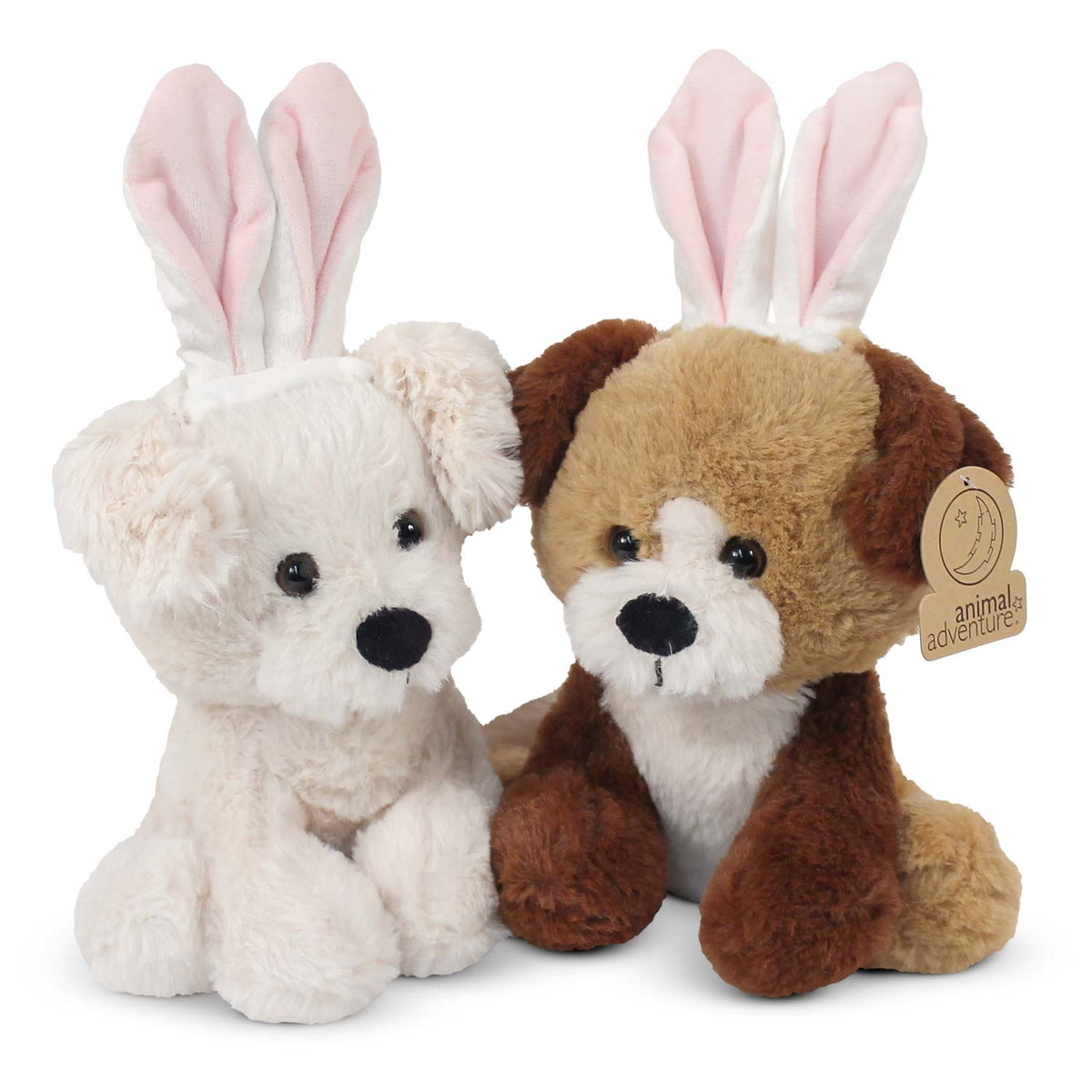Plush Puppy Dog With Bunny Ears Assorted 8" (EACH)