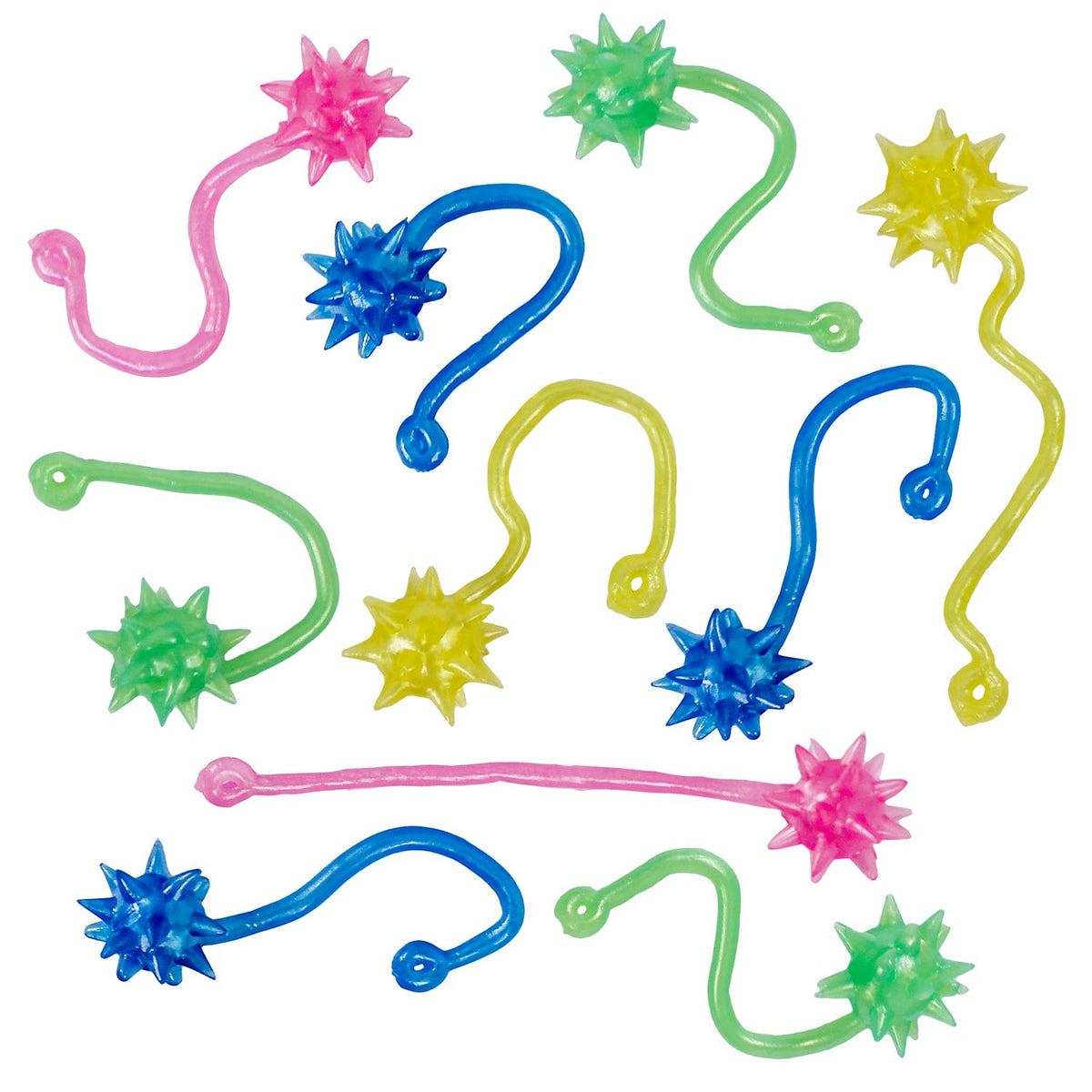 Sticky Spikey Ball Assortment 3" (144 PACK)
