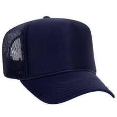 Polyester Foam Front 5-Panel Mesh Back Trucker Hats