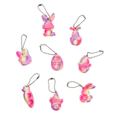 Easter Push Pop Bubble Keychain Assortment 1.5"-2" (100 PACK)