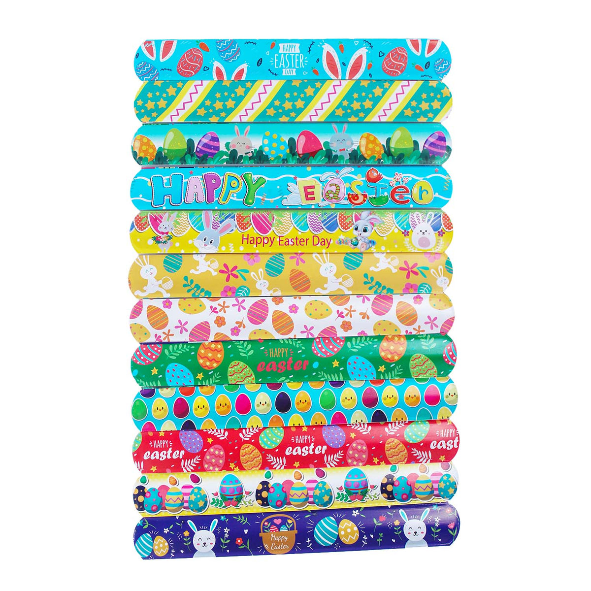 Slap Bracelet Assortment - Easter (100 PACK)