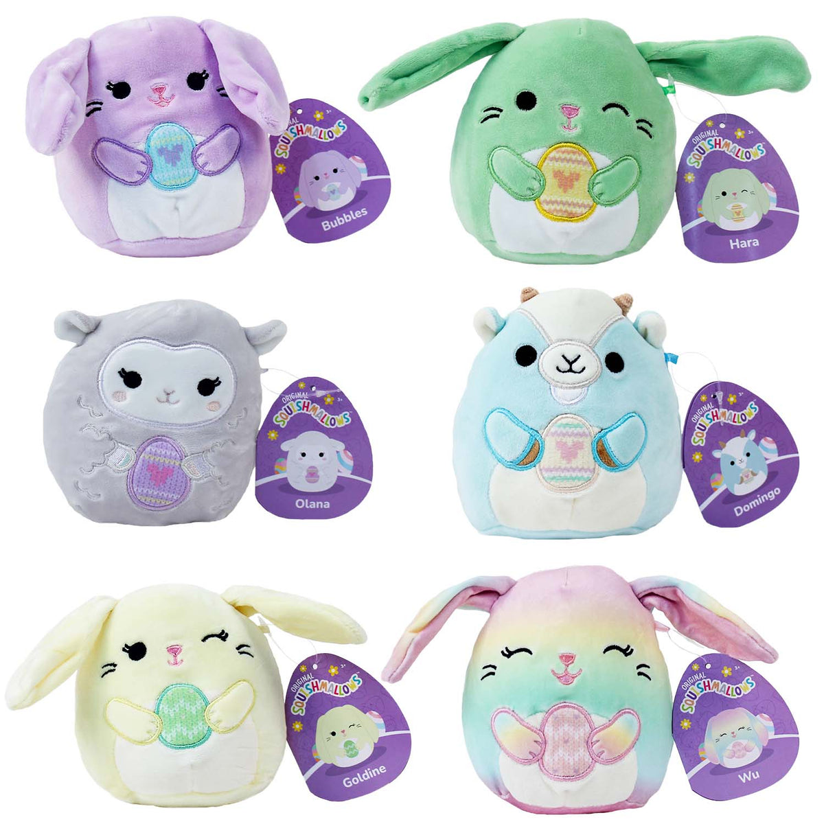Plush Easter Squishmallow Assorted 5" (EACH)