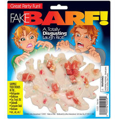 FAKE 6 INCH SPLAT OF BARF (sold by the piece or dozen )