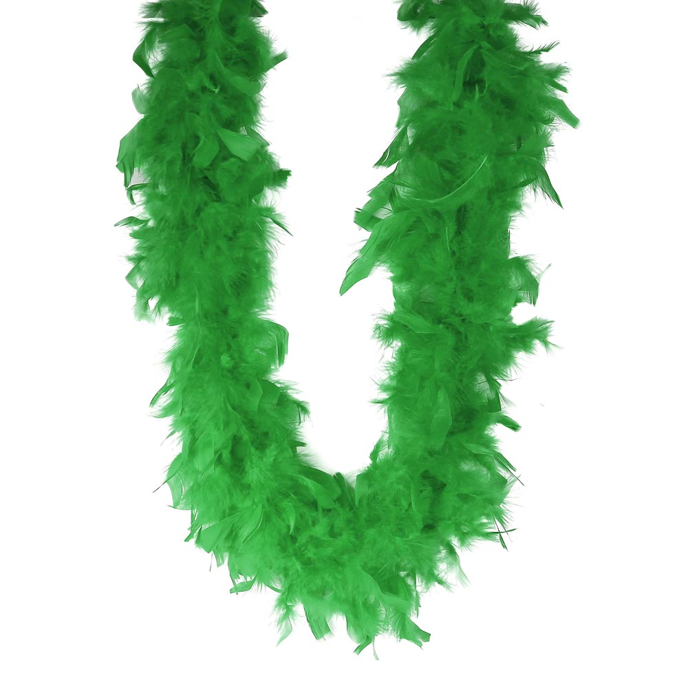 Chandelle Feather Boa - Green 6' (EACH)