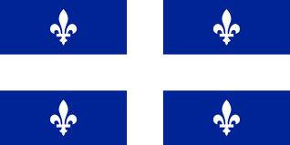 QUEBEC PROVINCE 3' X 5' FLAG (Sold by the piece) - CLOSEOUT $ 2.50 EA