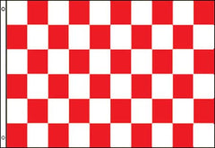 RED WHITE CHECKERED FLAG (Sold by the piece)