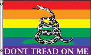 RAINBOW DONT TREAD 3' x 5' FLAG (Sold by the piece)