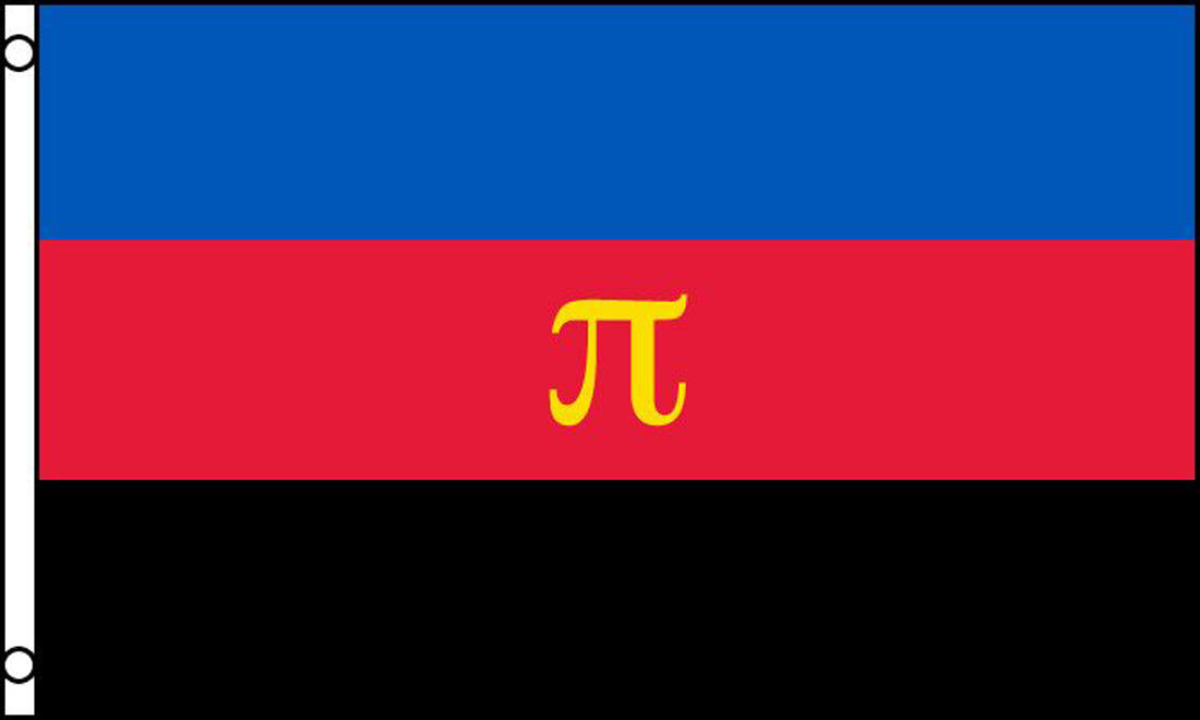 POLYAMORY transgender pride  3 X 5 FLAG ( sold by the piece )