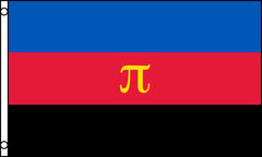 POLYAMORY transgender pride  3 X 5 FLAG ( sold by the piece )