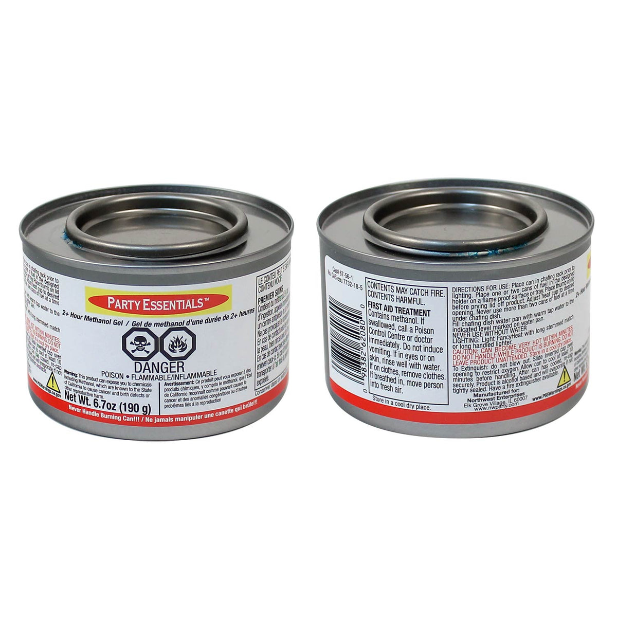 Methanol Gel Chafing Fuel (Local Pickup Only) (EACH)
