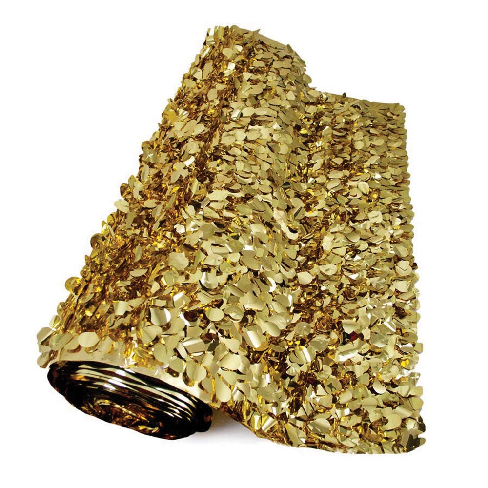 Float Sheeting - Metallic Floral 36" x 15' Gold (EACH)