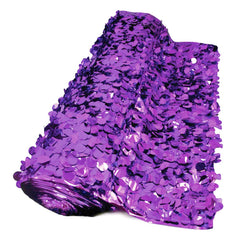 Float Sheeting - Metallic Floral 36" x 15' Purple (EACH)