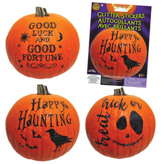 Pumpkin Glitter Sticker Kit Assorted (EACH)