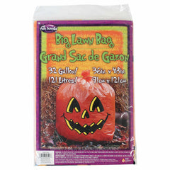 Big Halloween Jack-O-Lantern Lawn Bag (EACH)