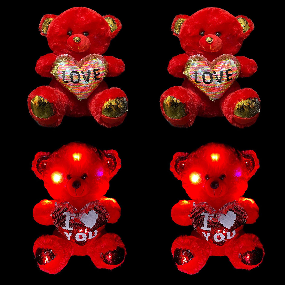 12 Inch Teddy Bear with Light and Music