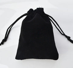 SMALL 3 INCH DRAW STRING VELVET BAGS (Sold by the dozen / 100 PC BY COLOR ) *- CLOSEOUT 20 CENT EA