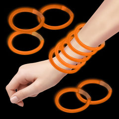 Glow Bracelets - Orange 8" (50 PACK)