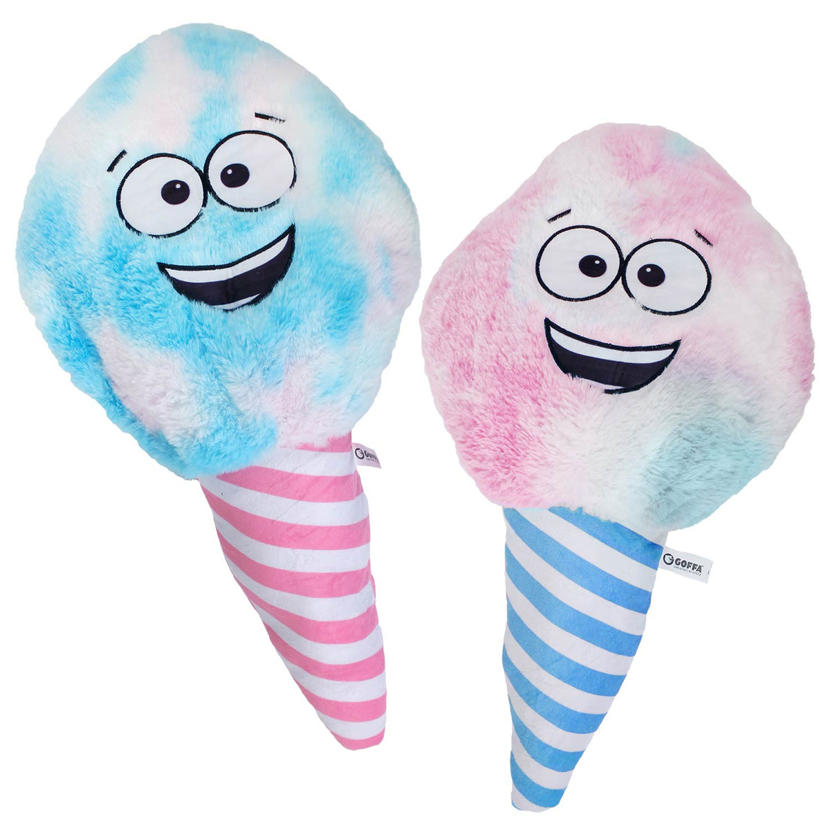 Plush Smile Cotton Candy Assorted 24" (EACH)