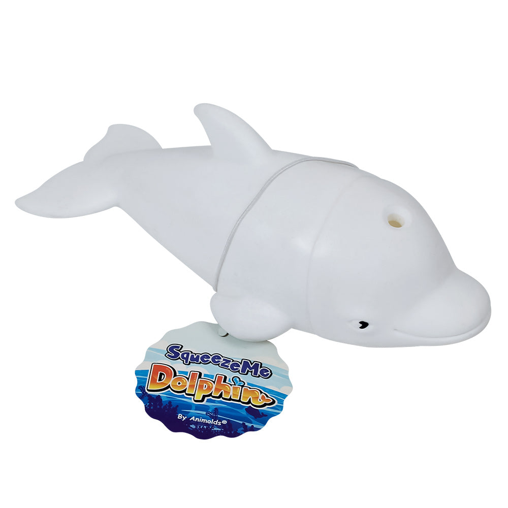 Squeeze Me Dolphin White 9" (EACH)