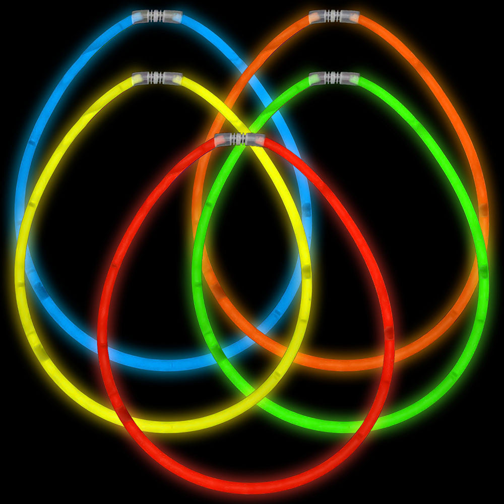 Glow Necklace Assortment 22" (50 PACK)