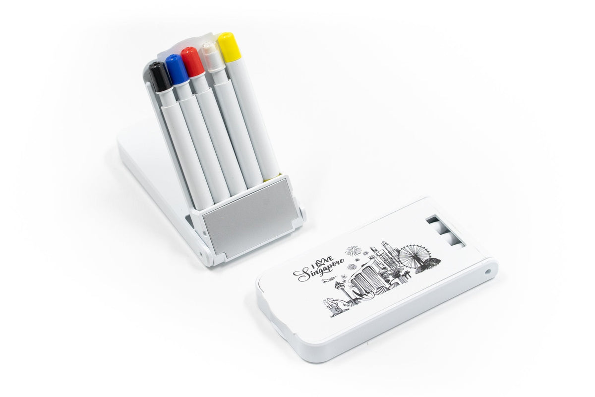 Singapore Design Line Drawing 5 Piece Stationery Set