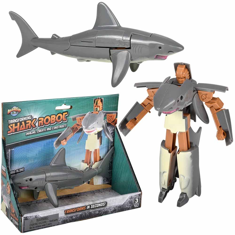 Great White Shark Robot Action Figure 5" (EACH)