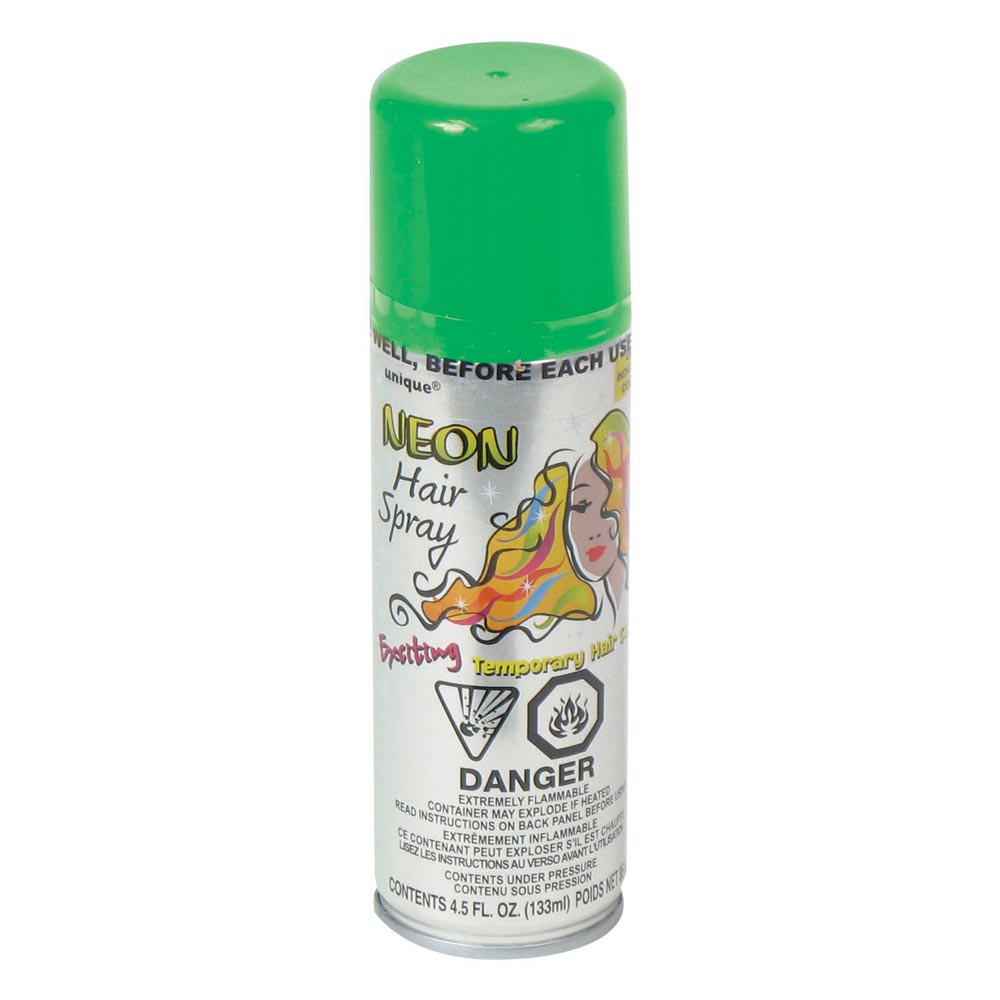 Color Hair Spray - Green 4.5 oz (DZ)