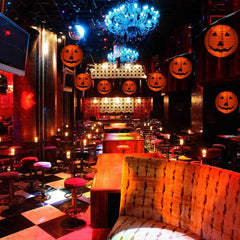 1707BA 1pcs 20cm/30cm/40cm Halloween DIY Paper Pumpkin Hanging Lantern  for Bar KTV Ghost Festival Ornaments