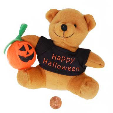 Mini Stuffed Bear With Halloween T-shirt (24 total bears in 2 bags) $1.73 each