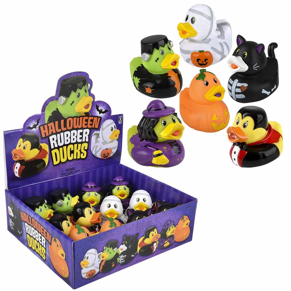 Halloween Rubber Duck Assortment 3.5" (DZ)