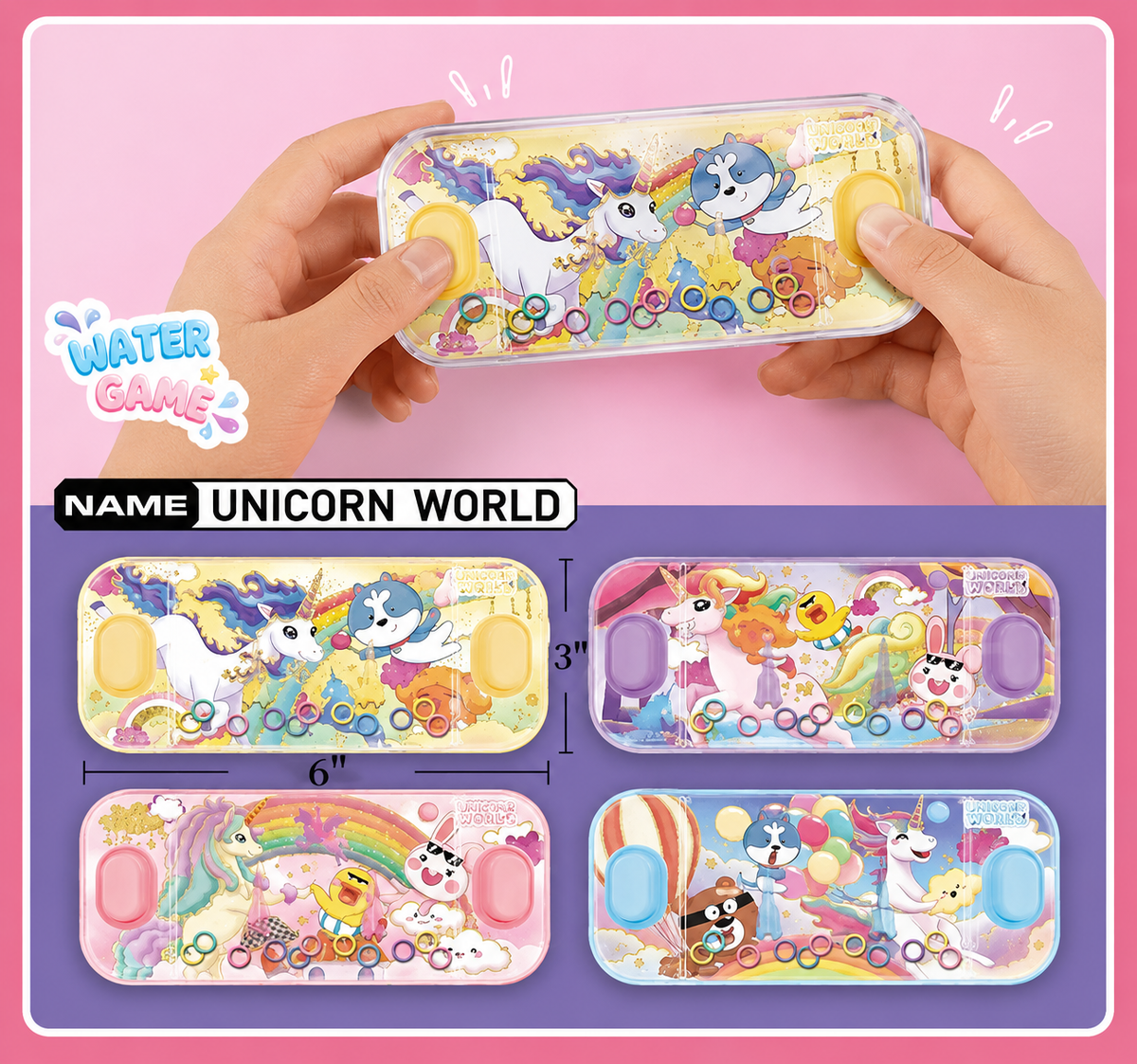 Classic Unicorn Water Ring Game