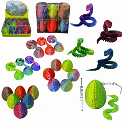 3d Snake with Egg Toy