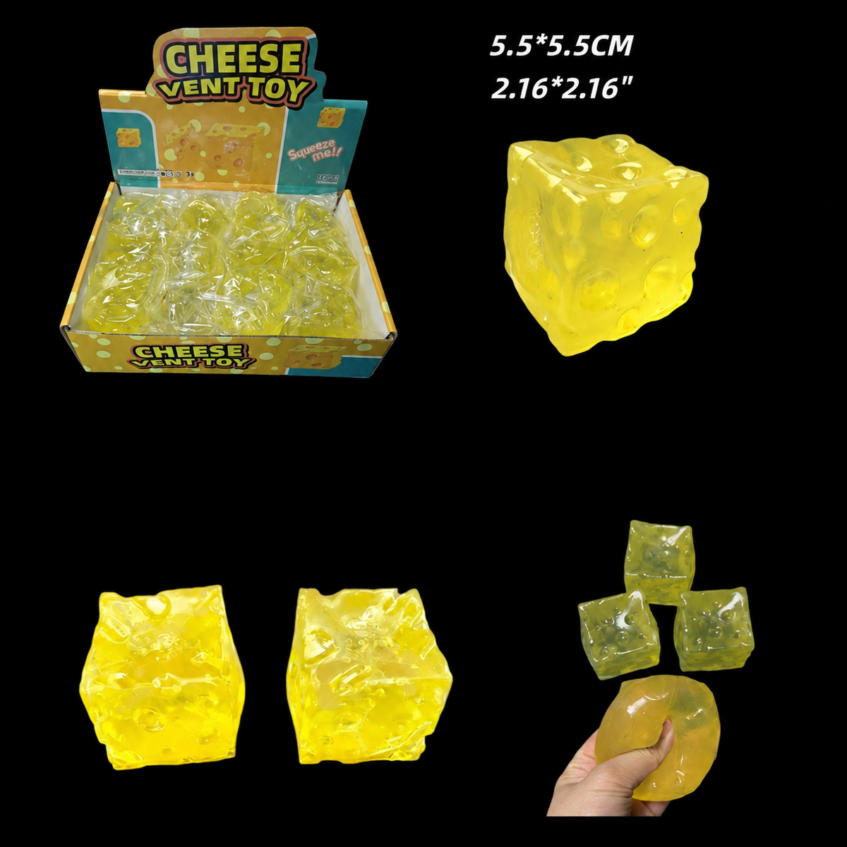Maltose Cheese Squishy (3676)