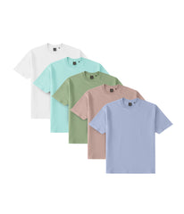 AXISM 5 PCS SPRING PLAYFUL BUNDLE DRI EASE OVERSIZED TSHIRT